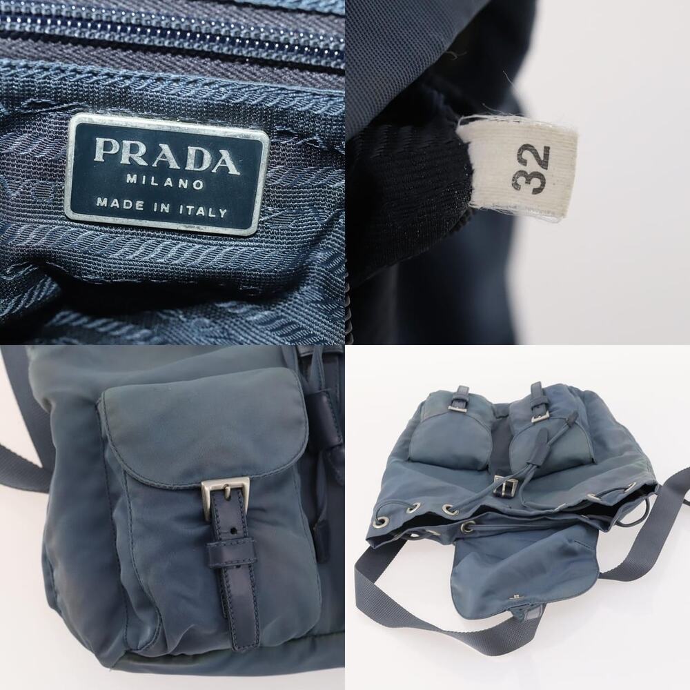 Prada Nylon Backpack Blue - Picture 14 of 16